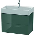 Duravit Waschtischunterbau L-CUBE 544x784x459mm dolomiti grey hochglanz