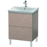 Duravit Waschtischunterbau L-CUBE 620x481x709mm eiche kaschmir