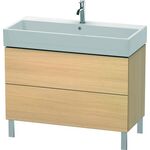 Duravit Waschtischunterbau L-CUBE 582x984x459mm mediterrane eiche