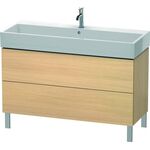 Duravit Waschtischunterbau L-CUBE 582x1184x459mm mediterrane eiche