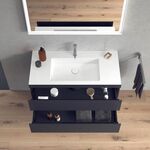 Duravit Waschtischunterbau L-CUBE m WT Vero Air 500x1000x480mm 1 HL gra ma