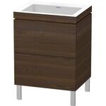 Duravit Waschtischunterbau L-CUBE m WT Vero Air 698x600x480mm o HL NB geb