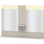 Duravit Spiegel VERO 142x1100x800mm, Beleuchtung taupe