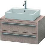 Duravit Konsolenunterschrank X-LARGE 440x800x478mm eiche kaschmir