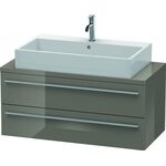 Duravit Konsolenunterschrank X-LARGE 440x1000x478mm flannel grey hochglanz