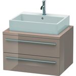 Duravit Konsolenunterschrank X-LARGE 440x700x548mm cappucino hochglanz