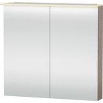 Duravit Spiegelschrank X-LARGE 138x800x760mm eiche kaschmir