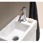 Duravit Möbelhandwaschbecken VERO AIR 380x250mm o ÜL m HLB 1 HL rechts weiß WG