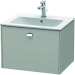 Duravit Waschtischunterbau BRIOSO Griff chrom 442x620x479mm betongrau matt