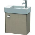 Duravit Waschtischunterbau BRIOSO 442x484x239mm Gri chr Ans rechts leinen