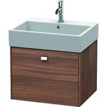 Duravit Waschtischunterbau BRIOSO Griff chrom 442x584x459mm nussbaum natur
