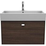 Duravit Waschtischunterbau BRIOSO Gri chrom 442x784x459mm kastanie dunkel