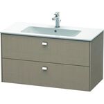 Duravit Waschtischunterbau BRIOSO Griffe chrom 553x1020x479mm leinen