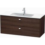 Duravit Waschtischunterbau BRIOSO Griffe chr 553x1220x479mm Kast. dunkel