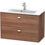 Duravit WT-Unterbau BRIOSO COMPACT Griffe chrom 553x620x389mm taupe matt