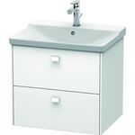 Duravit Waschtischunterbau BRIOSO Griffe Frontfarbe 561x620x479mm we matt
