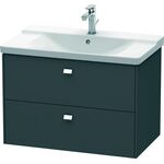 Duravit Waschtischunterbau BRIOSO Griffe chrom 561x820x479mm graphit matt