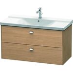 Duravit Waschtischunterbau BRIOSO Griffe chr 561x1020x479mm europ. eiche