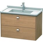 Duravit Waschtischunterbau BRIOSO Griffe chr 563x820x469mm europ. eiche