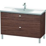 Duravit Waschtischunterbau BRIOSO Griffe chr 691x1220x479mm NB dunkel