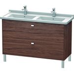 Duravit WT-Unterbau BRIOSO COMPACT Griffe chr 693x1220x469mm NB dunkel
