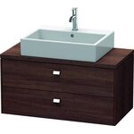 Duravit Konsolenunterschrank BRIOSO Griffe chr 442x920x480mm kastanie dunkel