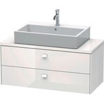 Duravit Konsolenunterschrank BRIOSO Griffe Frontfarbe 442x1020x480mm we hgl