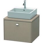 Duravit Konsolenunterschrank BRIOSO Griff chrom 442x620x550mm leinen