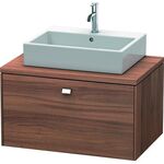 Duravit Konsolenunterschrank BRIOSO Griff chrom 442x820x550mm nussbaum natur
