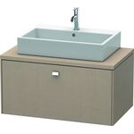 Duravit Konsolenunterschrank BRIOSO Griff chrom 442x920x550mm leinen