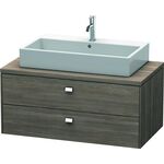 Duravit Konsolenunterschrank BRIOSO Griffe chrom 442x1020x550mm pine terra