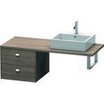 Duravit Konsolenunterschrank BRIOSO Griffe chrom 442x520x550mm pine terra