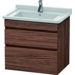 Duravit Waschtischunterbau DURASTYLE 470x650x618mm nussbaum dunkel