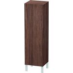 Duravit Halbhochschrank L-CUBE 400x363x1320mm Ans links nussbaum dunkel