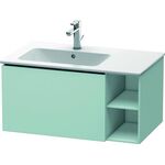 Duravit Waschtischunterbau L-CUBE 400x820x481mm Be links lichtblau matt