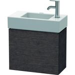 Duravit Waschtischunterbau L-CUBE 400x480x240mm Ans li Ei dunkel gebürstet