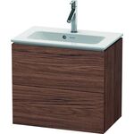 Duravit WTU Compact L-CUBE 550x620x391mm nussbaum dunkel