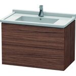Duravit Waschtischunterbau L-CUBE 469x820x558mm nussbaum dunkel