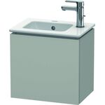 Duravit Waschtischunterbau L-CUBE 294x420x400mm Ans links betongrau matt