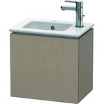 Duravit Waschtischunterbau L-CUBE 294x420x400mm Anschlag links leinen