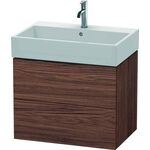 Duravit Waschtischunterbau L-CUBE 544x684x459mm nussbaum dunkel