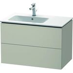 Duravit Waschtischunterbau L-CUBE 550x820x481mm, Becken links taupe