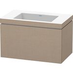 Duravit Waschtischunterbau L-CUBE m WT Vero Air 500x800x480mm o HL leinen