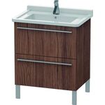 Duravit Waschtischunterbau X-LARGE 650x470x668mm nussbaum dunkel