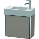 Duravit Waschtischunterbau XSQUARE 397x484x240mm Türansch re basalt matt