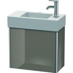 Duravit Waschtischunterbau XSQUARE 397x484x240mm Türansch re fla gr hgl