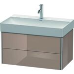 Duravit Waschtischunterbau XSQUARE 397x784x460mm cappuccino hochglanz