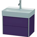 Duravit WT-Unterbau XSQUARE COMPACT 397x584x390mm aubergine seidenmatt