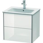 Duravit Waschtischunterbau XSQUARE 560x610x478mm weiß hochglanz