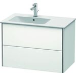 Duravit Waschtischunterbau XSQUARE 560x810x478mm, Becken links weiß matt